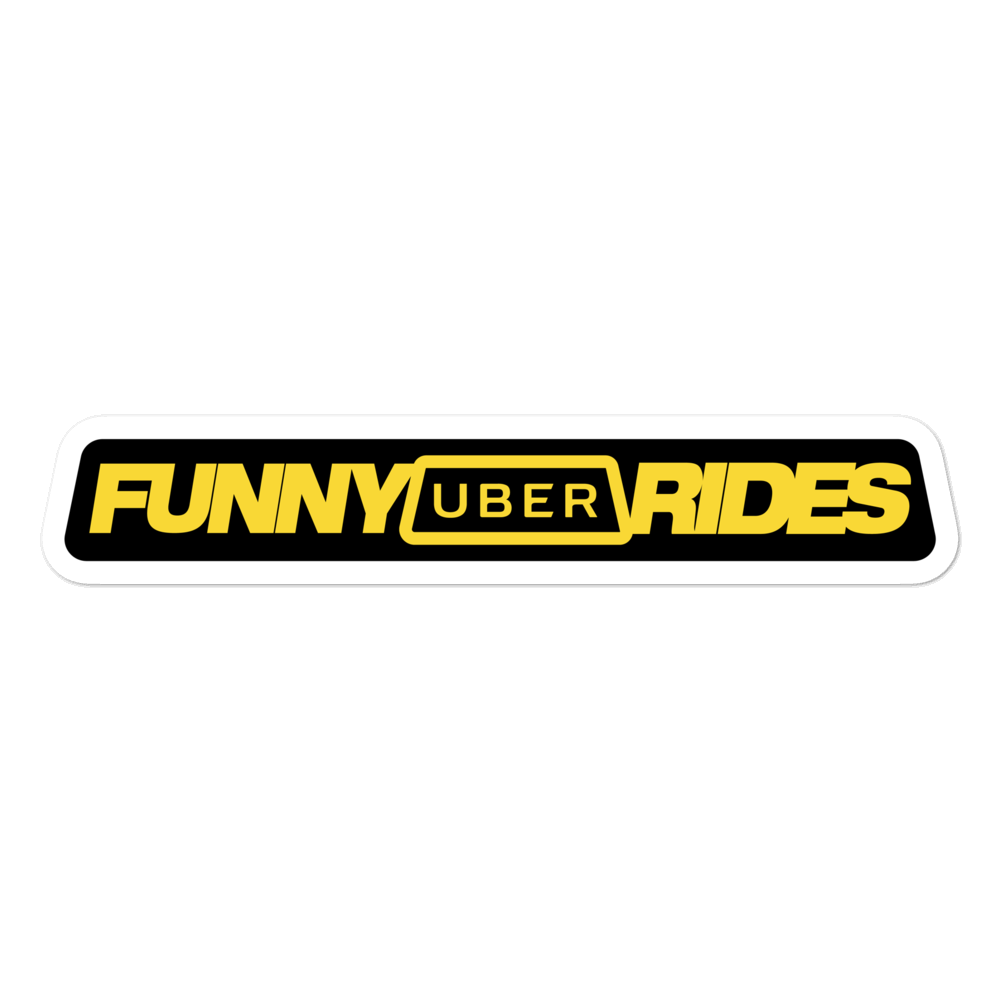 Funny Uber Rides Sticker