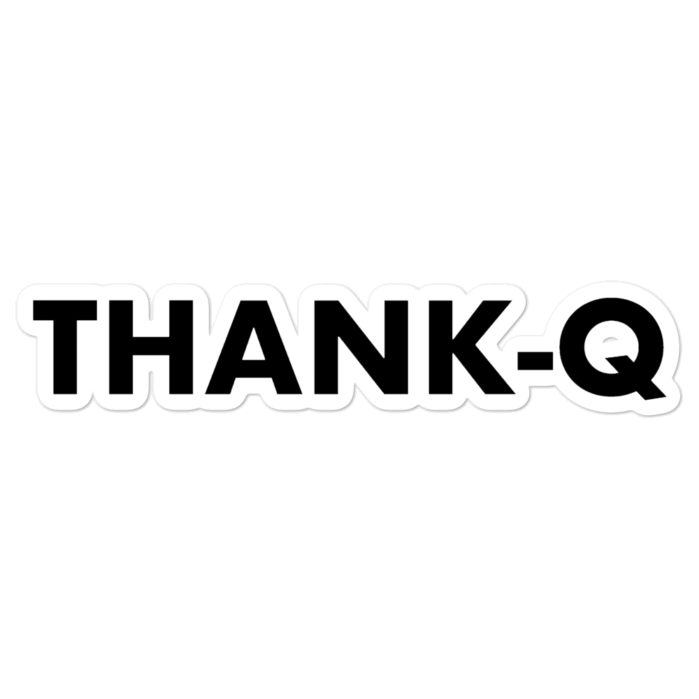 Thank-Q Sticker
